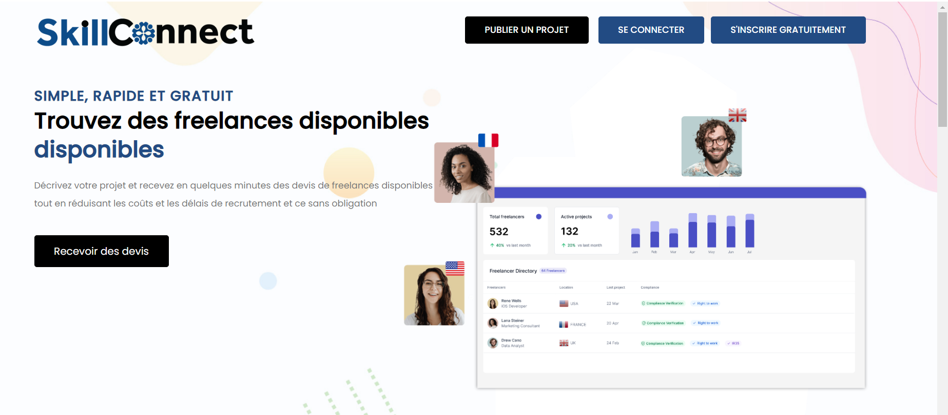 Skill Connect freelance platform